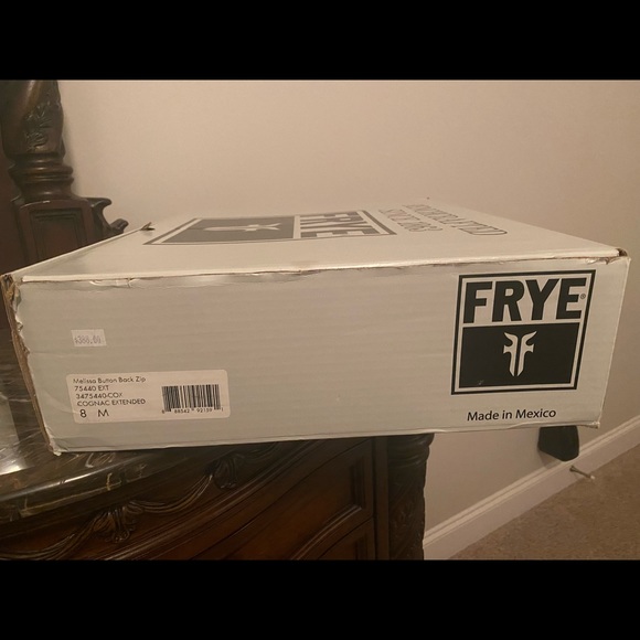 Frye Melissa Button Cognac Leather Casual Boots - New With Tags!! - Picture 6 of 7